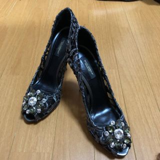 ドルチェアンドガッバーナ(DOLCE&GABBANA)のDOLCE＆GABBANA パンプス size38 ＝24〜24.5(ハイヒール/パンプス)