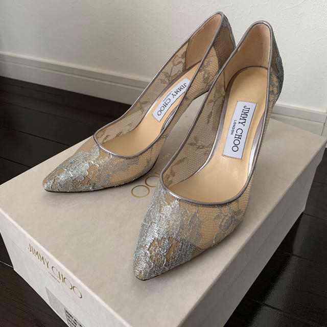即納特典付き Jimmy choo Romy85 美品 35.5 3broadwaybistro.com