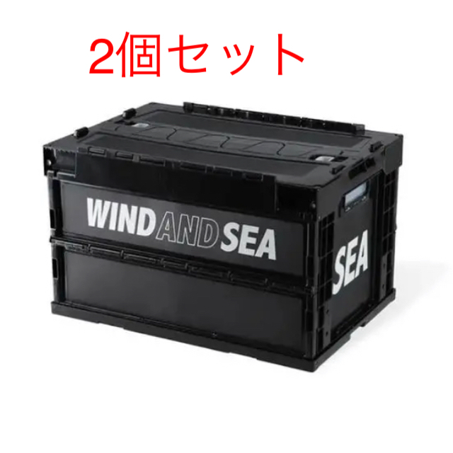 ファッション小物WIND AND SEA CONTAINER BOX FULL BLACK