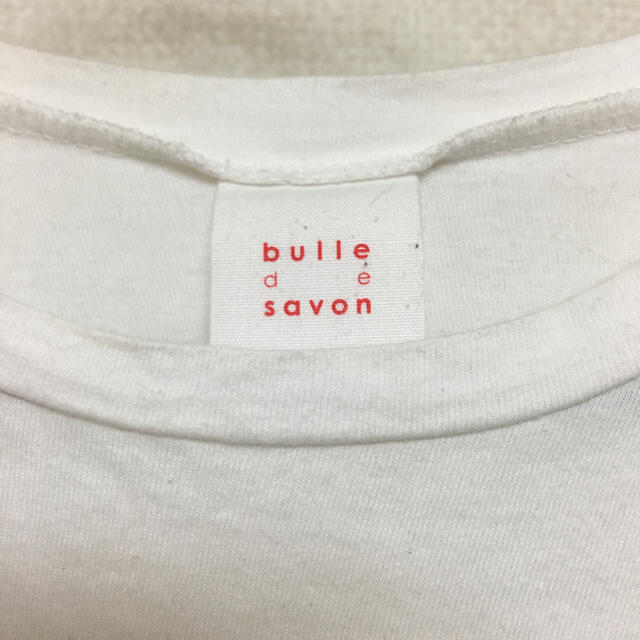 bulle de savon(ビュルデサボン)のbulle de savon レディースのトップス(Tシャツ(半袖/袖なし))の商品写真