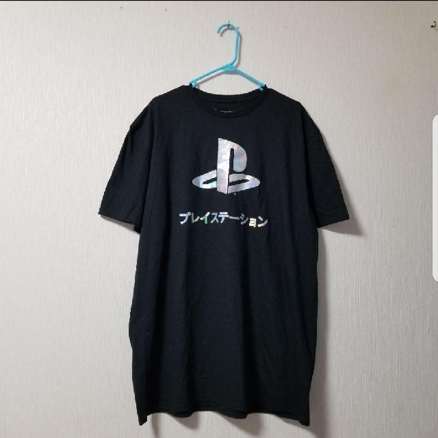 PlayStation(プレイステーション)の美品 Play Station Tシャツ プレステ 半袖 カットソー ブラック メンズのトップス(Tシャツ/カットソー(半袖/袖なし))の商品写真