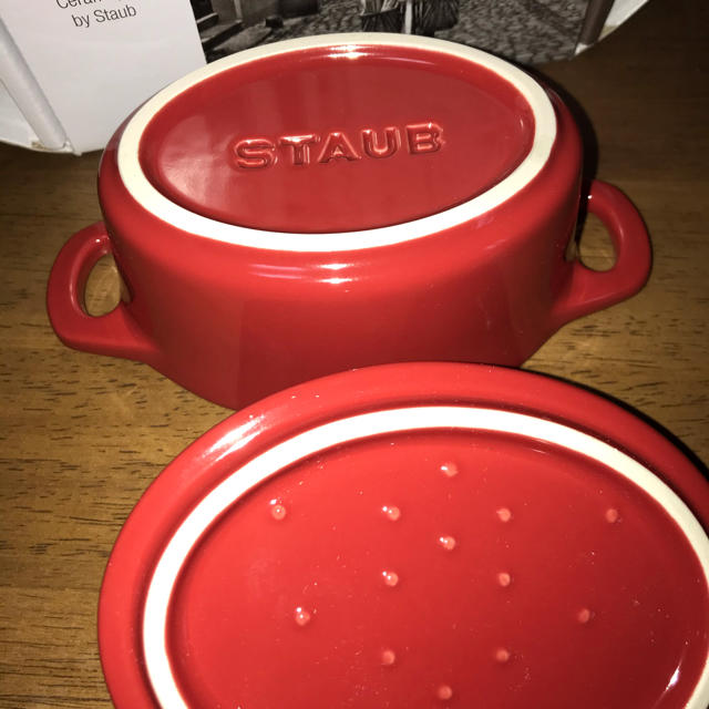 欲しいの-staub ストウブ 「 ミニ ピコ ココット オーバル チェリ•ー