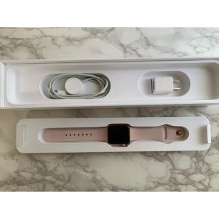 アップルウォッチ(Apple Watch)のApple watch series 3 GPSモデル  38mm(腕時計(デジタル))