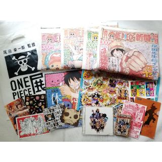 非売品ビブルカード入り☆ONE PIECE展限定品セット(キャラクターグッズ)