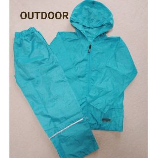 アウトドア(OUTDOOR)のOUTDOOR　レインコート　上下　140センチ(レインコート)