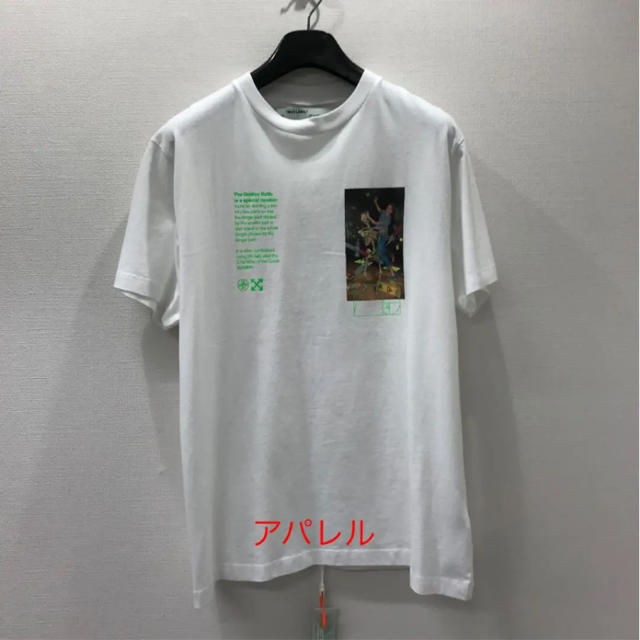 驚きの値段で】 Off-White オフホワイト Pascal Tシャツ M Painting T 返品無料です Pascal Off-White 20SS Painting 正規品 Tシャツ Tシャツ/カットソー(半袖/袖なし)