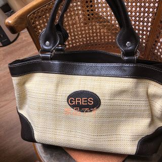 グレカボティーヌ(GRES CABOTINE)のGRESグレカポティーヌハンドバッグ 美品 お値下げ(ハンドバッグ)