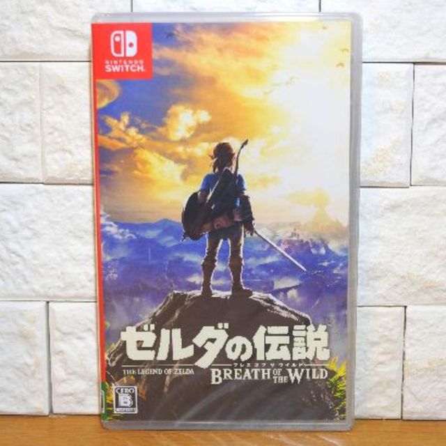 Nintendo Switch(ニンテンドースイッチ)の【新品・未開封】ゼルダの伝説 ブレス オブ ザ ワイルド - Switch エンタメ/ホビーのゲームソフト/ゲーム機本体(家庭用ゲームソフト)の商品写真