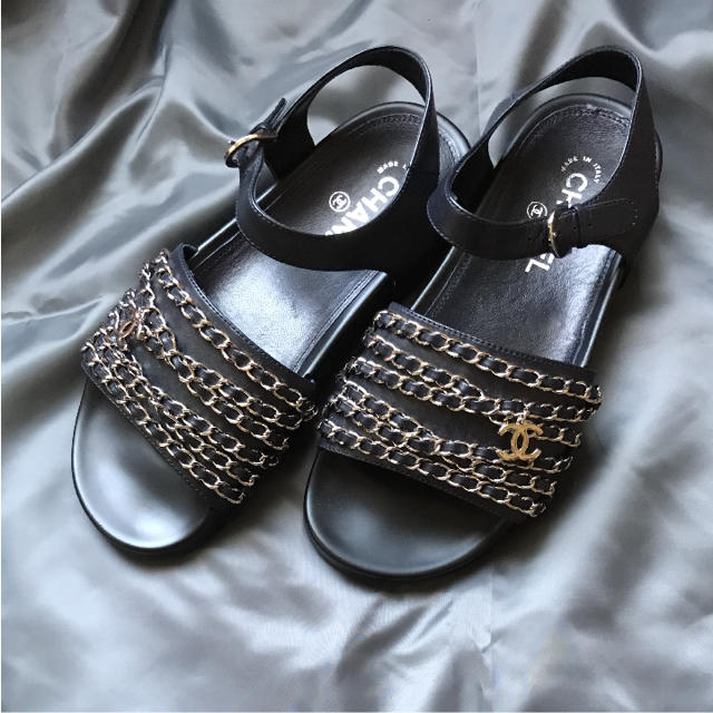 専用 CHANEL シャネル 新品 サンダル 38 - サンダル