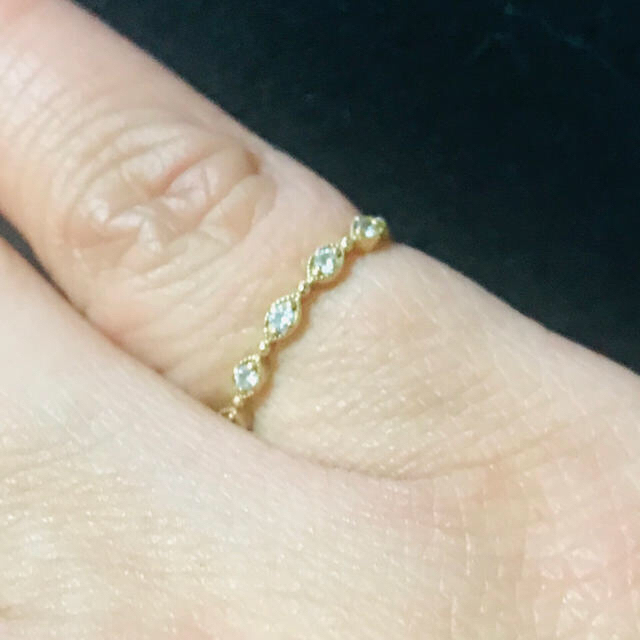 k18♡ピンキーリング♡スカラベ♡ レディースのアクセサリー(リング(指輪))の商品写真