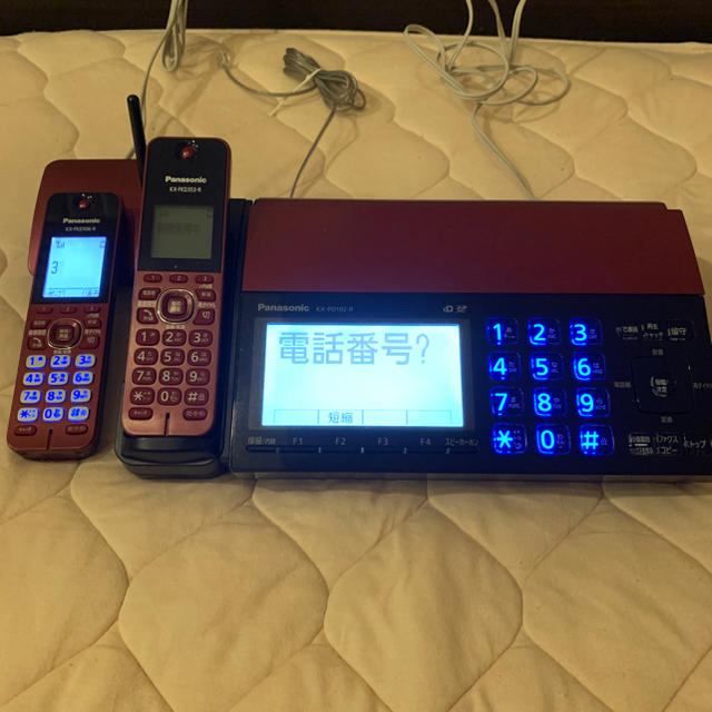 Panasonic KX-PD102 コードレス電話 FAX おたっくす