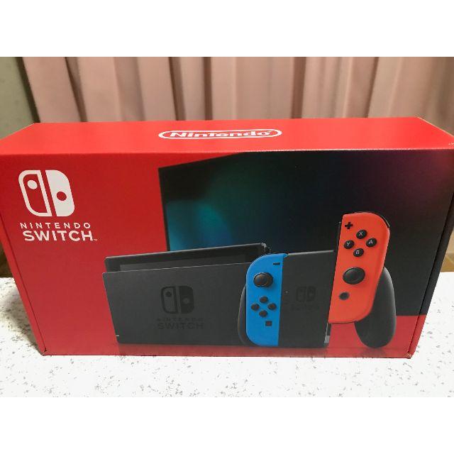 新品☆Nintendo Switch ネオン☆納品書あり