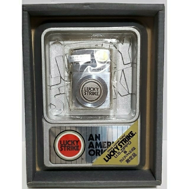 ラッキーストライク 限定品】【新品未使用】【年代物】 Zippo ジッポー-