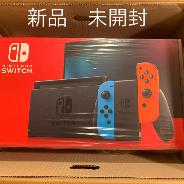 新品未開封 Nintendo Switch本体 ネオンブルー/ネオンレッド - 携帯用 ...