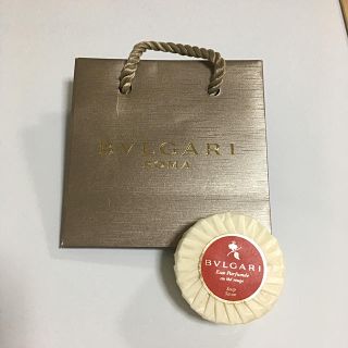 ブルガリ(BVLGARI)のBVLGARI 石鹸(小ショップバッグ付)(ボディソープ/石鹸)