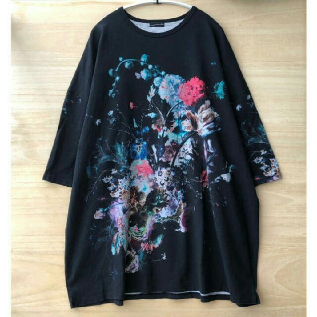 【美品】LAD MUSICIAN　花柄Tシャツ（17ss）