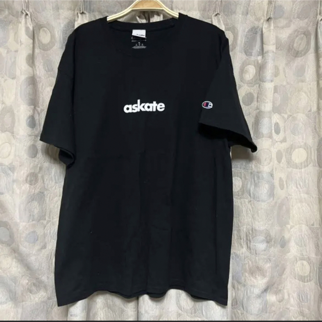 Champion(チャンピオン)のaskate チャンピオン tシャツ 黒 ブラック 半袖 champion xl メンズのトップス(Tシャツ/カットソー(半袖/袖なし))の商品写真