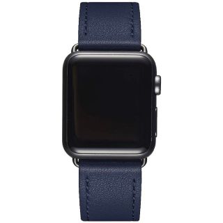 アップルウォッチ(Apple Watch)の【新品】42/44㎜ Apple Watch用 ベルト 本革 レザー(その他)