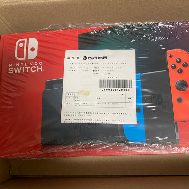 Switch 本体　新モデル　ネオン　新品未開封