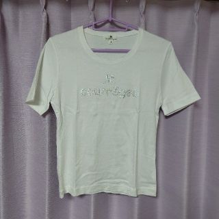 クレージュ(Courreges)のCourreges　クレージュ　Tシャツ　白(Tシャツ(半袖/袖なし))