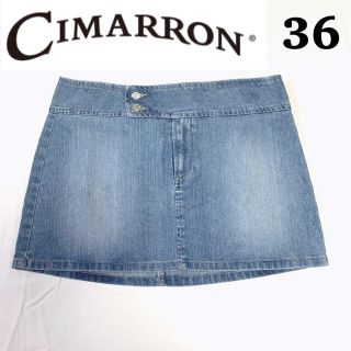 シマロン(CIMARRON)の【36サイズ】シマロンデニムミニスカート(ミニスカート)