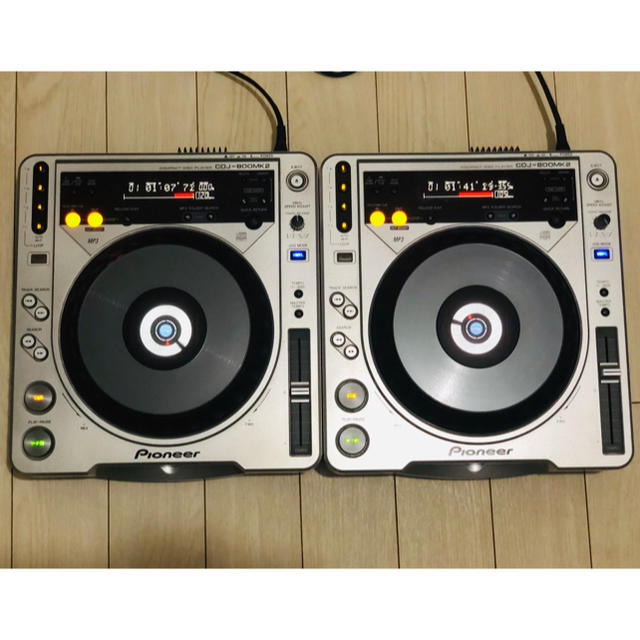 Pioneer   お家時間Pioneer CDJMK2年2台セット赤白ケーブル