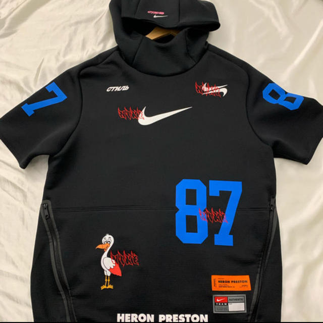 NIKE - heron preston nike ショートスリーブフーディー Mサイズの通販