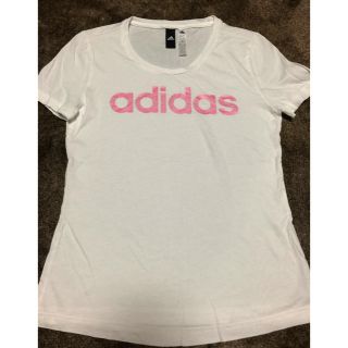 アディダス(adidas)のアディダス　レディース　Tシャツ　ホワイト(Tシャツ(半袖/袖なし))