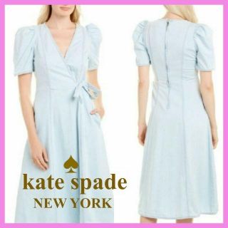 kate spade NEW YORK(デニム ・ ひざ丈ワンピース)のフリマ kate spade NEW YORK(デニム ・ ひざ丈ワンピース)のフリマ