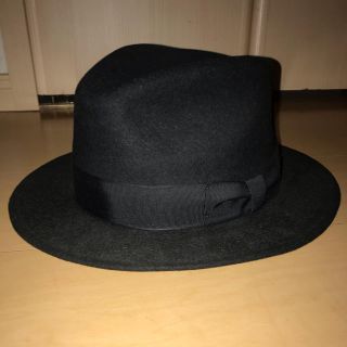 ＳＴＥＴＳＯＮ　ステットソン　ハット　黒(ハット)