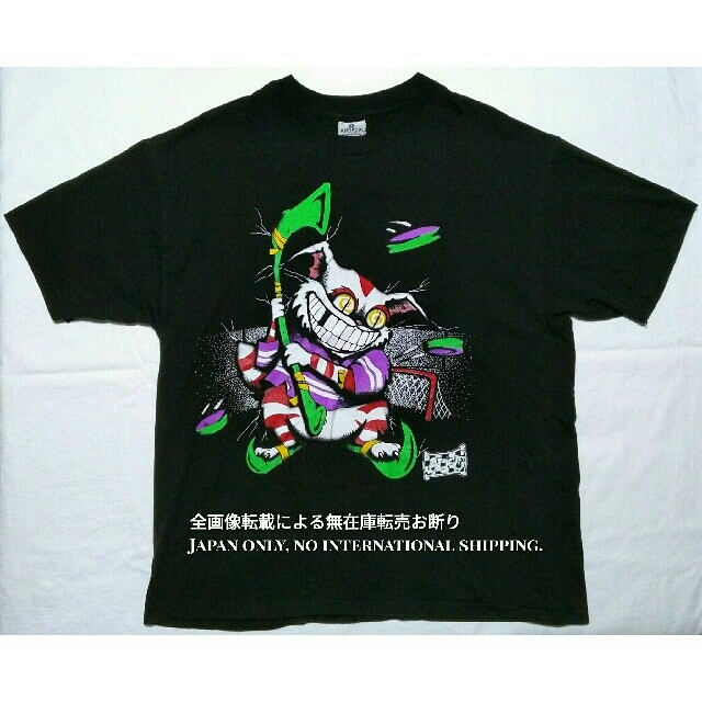 USA製 90s チェシャ猫 Tシャツ 不思議の国のアリス スポーツシリーズ