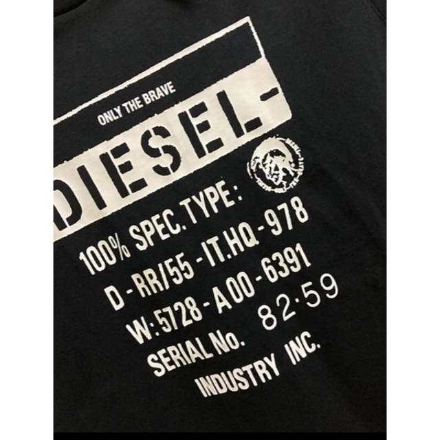 DIESEL(ディーゼル)の新品タグ付き　ディーゼル DIESEL Tシャツ メンズ　Lサイズ　ブラック メンズのトップス(Tシャツ/カットソー(半袖/袖なし))の商品写真