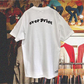 9090 × over print POP-UP T-shirt Lサイズの通販 by にゃこ｜ラクマ