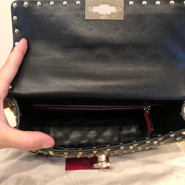 VALENTINO - VALENTINO☆ロックスタッズスパイクバッグ☆の通販 by
