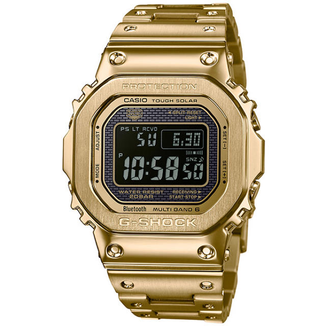 安い割引 G-SHOCK - Gショック　GMW-B5000GD-9JF　ゴールド 新品未使用　カシオ 腕時計(デジタル)