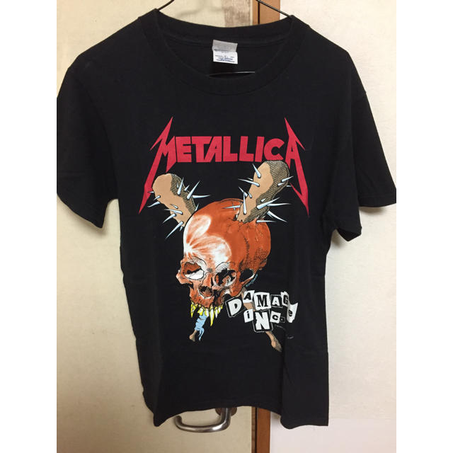 Tシャツ/カットソー(半袖/袖なし)希少 Metallica メタリカ バンド Tシャツ 1994 パスベッド