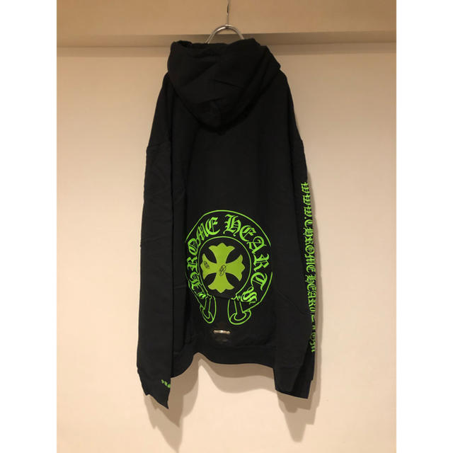 メンズクロムハーツ チャリティ パーカー フーディ　HOODIE 限定 レザーパッチ