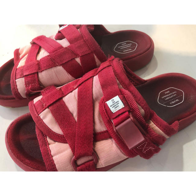 VISVIM(ヴィスヴィム)のvisvim  CHRISTO RED CHECK M メンズの靴/シューズ(サンダル)の商品写真