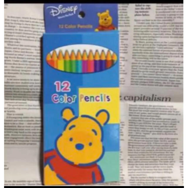 Disney(ディズニー)の色鉛筆★12色★プーさん エンタメ/ホビーのアート用品(色鉛筆)の商品写真