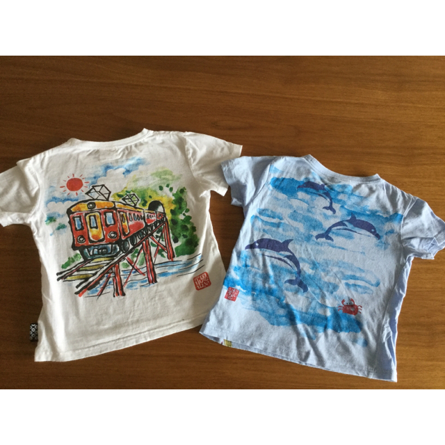 【値下げ】120 男の子　Tシャツ2枚セット キッズ/ベビー/マタニティのキッズ服男の子用(90cm~)(Tシャツ/カットソー)の商品写真