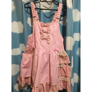 アンジェリックプリティー(Angelic Pretty)の✱Candyギンガムサロペット✱(サロペット/オーバーオール)