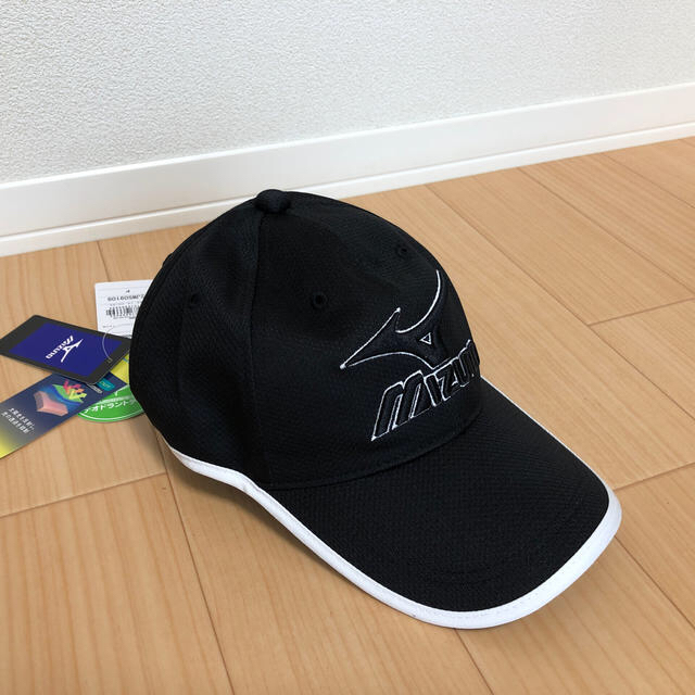 MIZUNO(ミズノ)のゴーチャン様専用　帽子２個メンズ　キャップ　黒色 メンズの帽子(キャップ)の商品写真