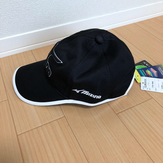 MIZUNO(ミズノ)のゴーチャン様専用　帽子２個メンズ　キャップ　黒色 メンズの帽子(キャップ)の商品写真