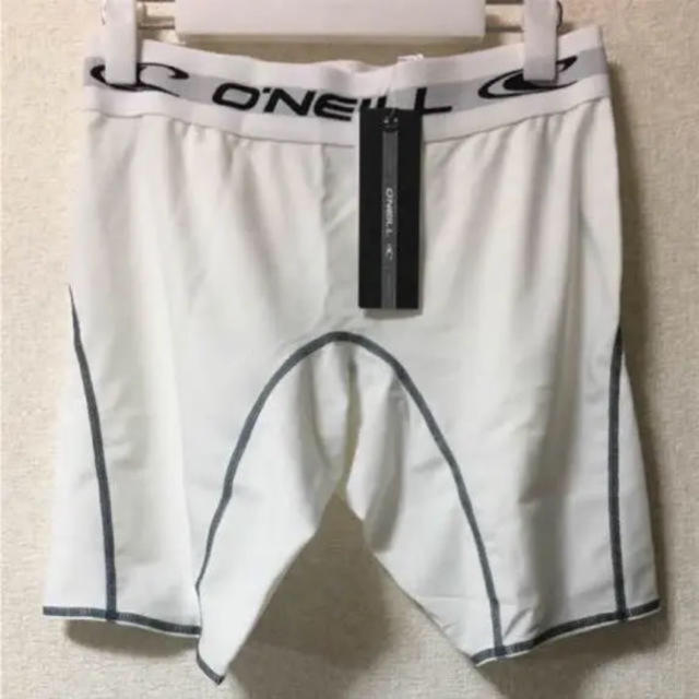 O'NEILL(オニール)のXL ) 未使用 オニール ホワイト インナーパンツ サポーター ホワイト メンズの水着/浴衣(水着)の商品写真