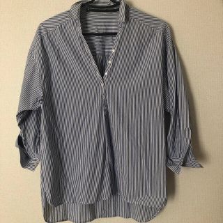 スピックアンドスパン(Spick & Span)の何度も値下げし最終価格！Spick&Spanストライプシャツ(シャツ/ブラウス(長袖/七分))