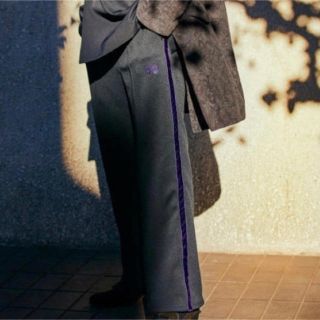 ニードルス(Needles)のneedles track pants black purple size-s(スラックス)