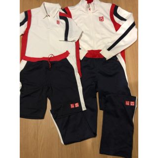 ユニクロ(UNIQLO)のユニクロ テニス ジョコビッチ パーカー スウェット 錦織 ジャージ パンツ(ウェア)