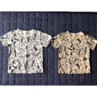 スヌーピー　Tシャツ　半袖　お揃い　キッズ　ベビー　バースデイ(Ｔシャツ)