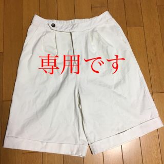 ロペピクニック(Rope' Picnic)のロペピクニック  ハーフパンツ 白  38(ハーフパンツ)