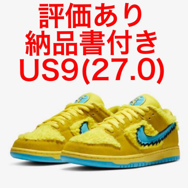 NIKE(ナイキ)のGRATEFUL DEAD × NIKE SB DUNK LOW 27.0cm メンズの靴/シューズ(スニーカー)の商品写真